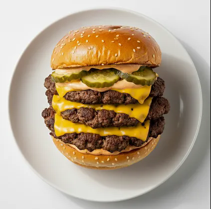 Triple Cheeseburger 