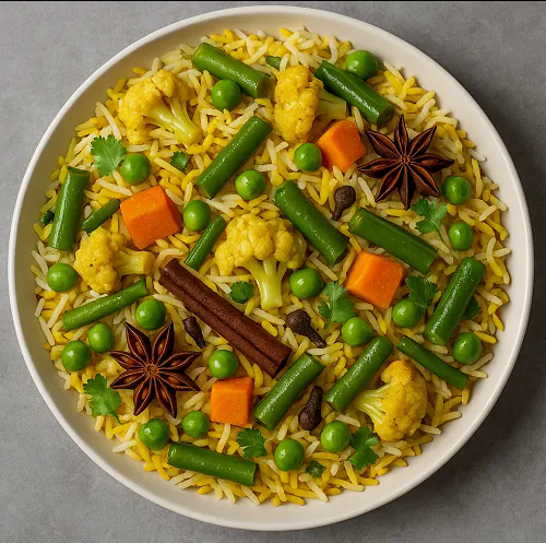 Mixed Vegetables Biryani 