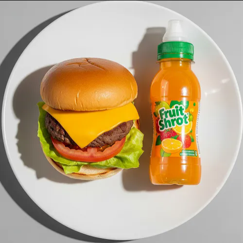 Kids Beef Burger & Chips 