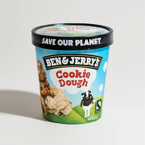 Vanilla & Cookie Dough Ben & Jerry's 