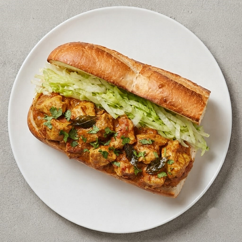 South Indian Garlic Hoagie 