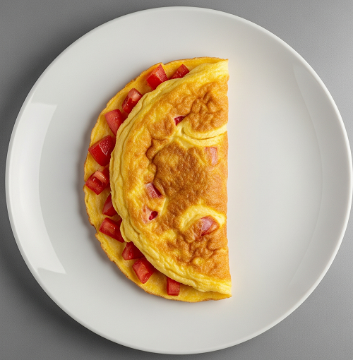French Omelette & Salad 