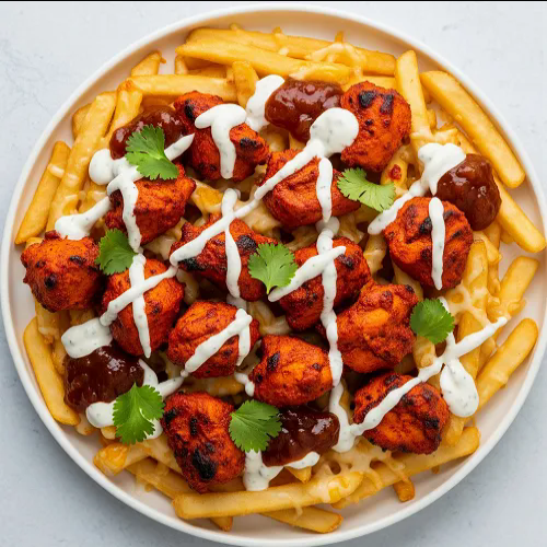 Kickin Chicken Loaded Fries 