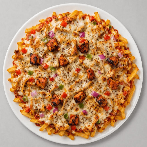 Chicken Tikka Pizza Fries 