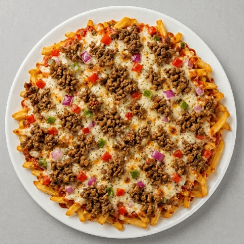 Spicy Mince Pizza Fries 